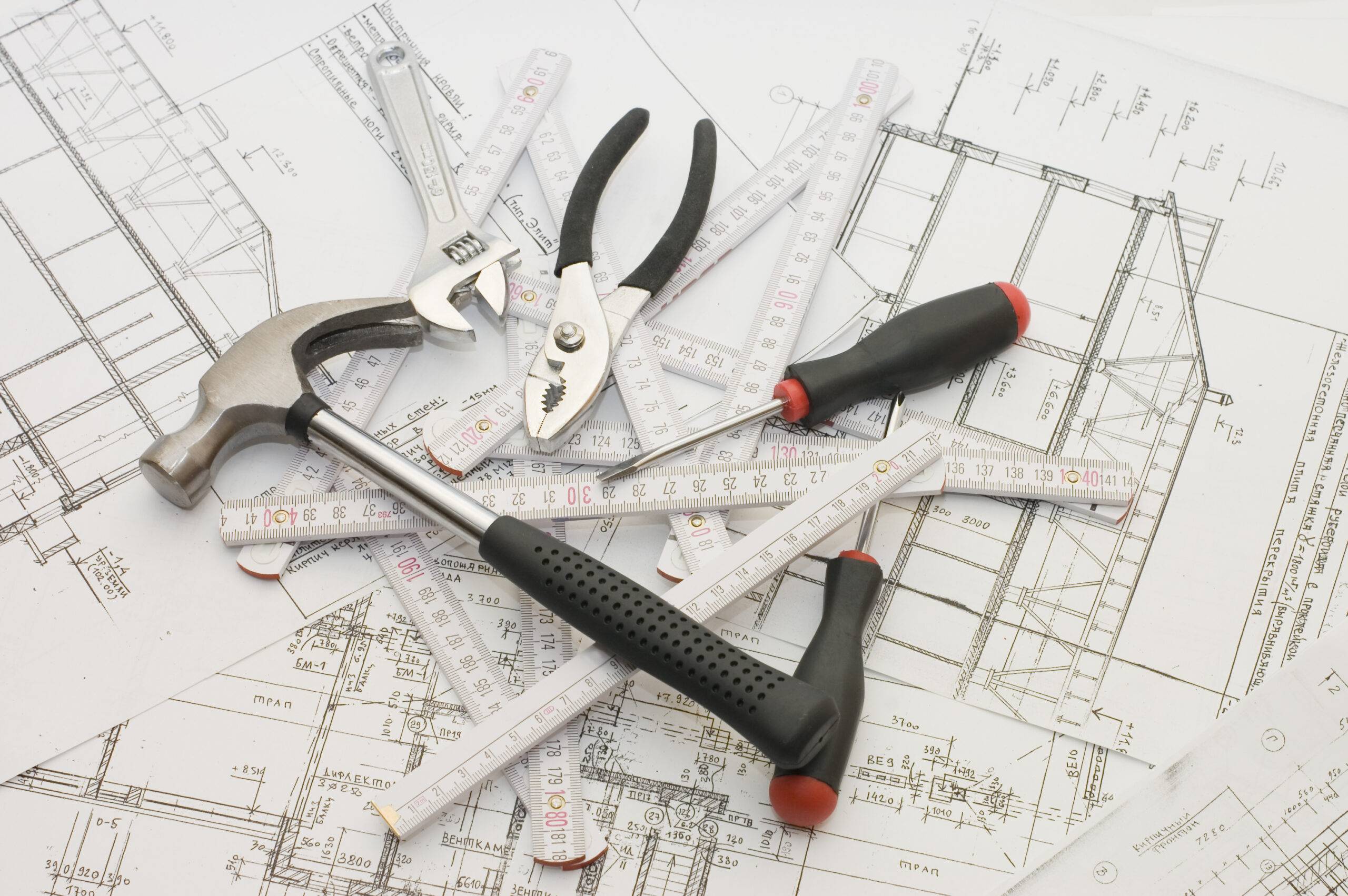 Building tools on the house project Building tools on the house project